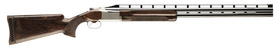 Picture of Browning 0135803009 Citori 725 Trap 12 Gauge 32" Barrel 2.75" 2Rd, Blued Ported Barrels, Silver Nitride Finished Engraved Receiver With Gold Accents, Gloss Black Walnut Stock With Adjustable Comb 