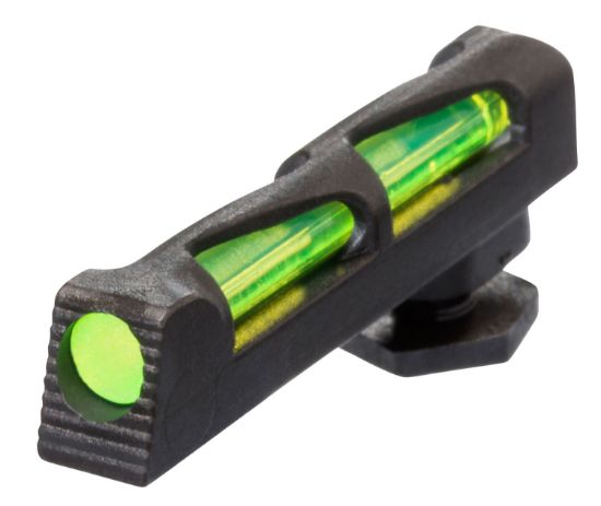 Picture of Hiviz Gl2014 Litewave Front Sight Green Fiber Optic Front Black Frame Front Sight Post Mount 