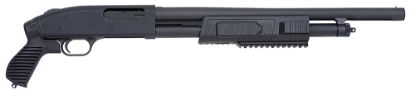 Picture of Mossberg 57340 500 Jic Flex 12 Gauge 5+1 3" 18.50" Cylinder Bore Barrel, Matte Blued Metal Finish, Synthetic Flex Pistol Grip Stock, Includes Custom Carry Case 