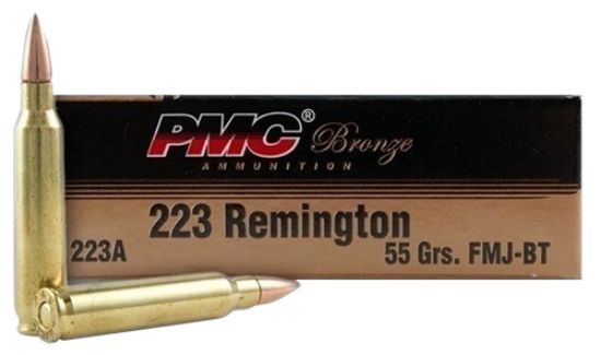 Picture of Pmc 223Abp Bronze Battle Pack 223 Rem 55 Gr Full Metal Jacket Boat Tail 200 Per Box/ 5 Case 