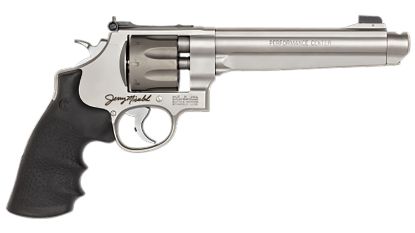 Picture of Smith & Wesson 170341 Model 929 Performance Center 9Mm Luger 6.50" Stainless Barrel, 8Rd Titanium Cylinder, Matte Stainless Steel N-Frame, Chromed Teardrop Hammer, Jerry Miculek Signature 