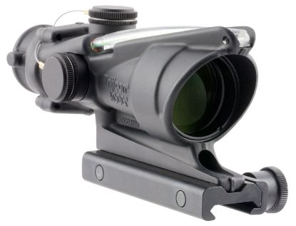 Picture of Trijicon 100224 Acog Black Hardcoat Anodized 4X32mm Illuminated Green Horseshoe .223/5.56 Bdc Reticle 