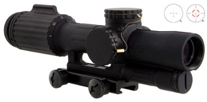 Picture of Trijicon 1600004 Vcog 1-6X 24Mm Obj 95-15.90 Ft @ 100 Yds Fov Matte Black Finish Led Illuminated Red Segmented Circle W/Crosshair 308 175Gr W/Ta51 Mount 