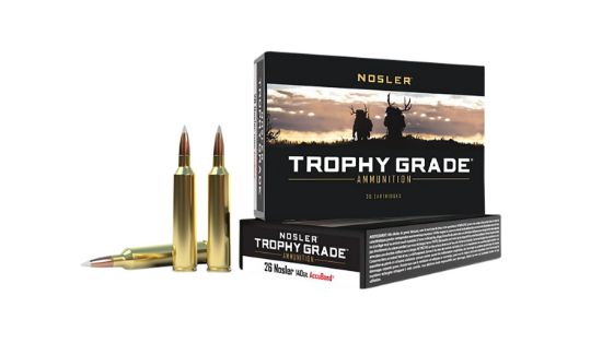 Picture of Nosler 60014 Trophy Grade 26 Nosler 140 Gr Nosler Accubond 20 Per Box/ 10 Case 