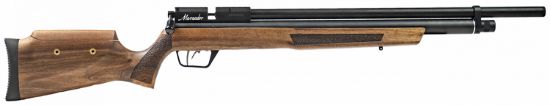 Picture of Benjamin Bp2264w Marauder Pcp 22 Pellet 10+1 Shot Black Black Receiver Hardwood Fixed W/Adj Comb Stock 