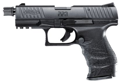 Picture of Walther Arms 5100304 Ppq M2 Sd Tactical 22 Lr 10+1 4" Threaded Steel Barrel, Matte Black Tenifer Serrated/Steel Slide, Black Polymer Frame W/Picatinny Rail, Black Polymer Grips 