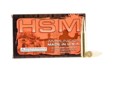 Picture of Hsm 338Lap2n68 Match 338 Lapua Mag 250 Gr Sierra Matchking Bthp 20 Per Box/ 20 Case 