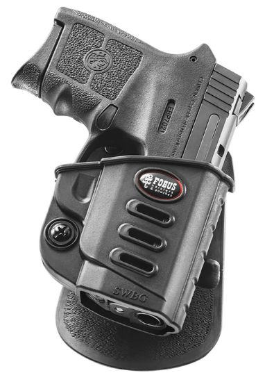 Picture of Fobus Swbglh Passive Retention Evolution Owb Black Polymer Paddle Fits S&W Bodyguard Left Hand 