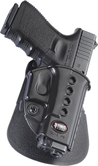 Picture of Fobus Gl2e2rpl Passive Retention Evolution Owb Black Polymer Roto Paddle Compatible W/Glock 17/22/32/44 Left Hand 