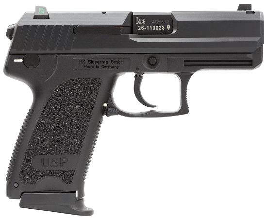 Picture of Hk 81000341 Usp Compact V7 Lem 40 S&W 3.58" 12+1 (3) Black Black Steel Slide Black Polymer Grip Night Sights No Manual 