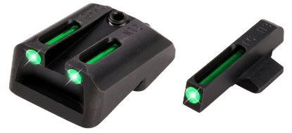 Picture of Truglo Tg131nt4 Tfo Black | Green Tritium & Fiber Optic Front Sight Green Tritium & Fiber Optic Rear Sight 