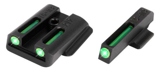 Picture of Truglo Tg131rt2 Tfo Black | Green Tritium & Fiber Optic Front Sight Green Tritium & Fiber Optic Rear Sight 