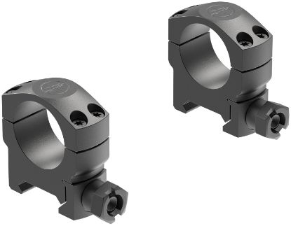 Picture of Leupold 57524 Mark 4 Scope Ring Set Matte Black Aluminum 1" Tube Medium Picatinny Rail 