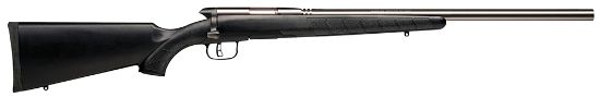 Picture of Savage Arms 96915 B.Mag 17 Wsm Caliber With 8+1 Capacity, 22" Barrel, Matte Stainless Metal Finish & Matte Black Synthetic Stock Right Hand (Full Size) 