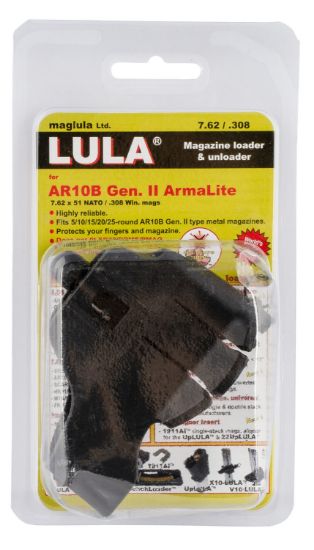 Picture of Maglula Lu23b Lula Loader & Unloader Made Of Polymer With Black Finish For 308 Win, 7.62X51mm Nato Armalite Ar-10B Genii 