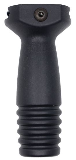 Picture of Ergo 4253Bk Pop Bottle Vertical Forward Grip Black Polymer, Ribbed Lower For Picatinny Rail 