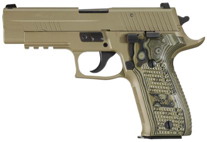 Picture of Sig Sauer 226R9scpnca P226 Scorpion *Ca Compliant 9Mm Luger 4.40" 10+1 Flat Dark Earth Flat Dark Earth Hogue Extreme G10 Piranha Grip 