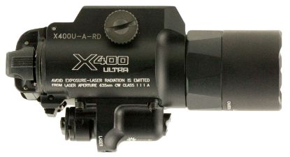 Picture of Surefire X400uard X400u-A-Rd Ultra Black Anodized 1,000 Lumens White Led/Red Laser 