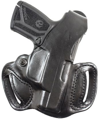 Picture of Desantis Gunhide 085Baz9z0 Thumb Break Mini Slide Owb Black Leather Belt Slide Fits Kel-Tec Pmr30 Right Hand 