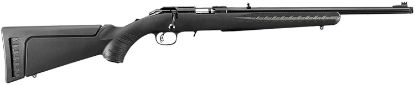 Picture of Ruger 8305 American Rimfire Full Size 22 Lr 10+1 18" Satin Blued Threaded Barrel, Satin Blued Drilled & Tapped Steel Receiver, Black Synthetic Adjustable Stock, Right Hand 