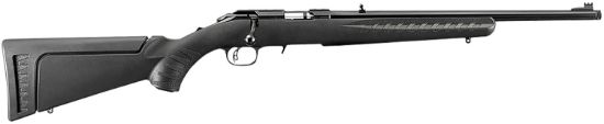 Picture of Ruger 8305 American Rimfire Full Size 22 Lr 10+1 18" Satin Blued Threaded Barrel, Satin Blued Drilled & Tapped Steel Receiver, Black Synthetic Adjustable Stock, Right Hand 