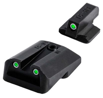 Picture of Truglo Tg231n1 Tritium Black | Green Tritium Front Sight Green Tritium Rear Sight 