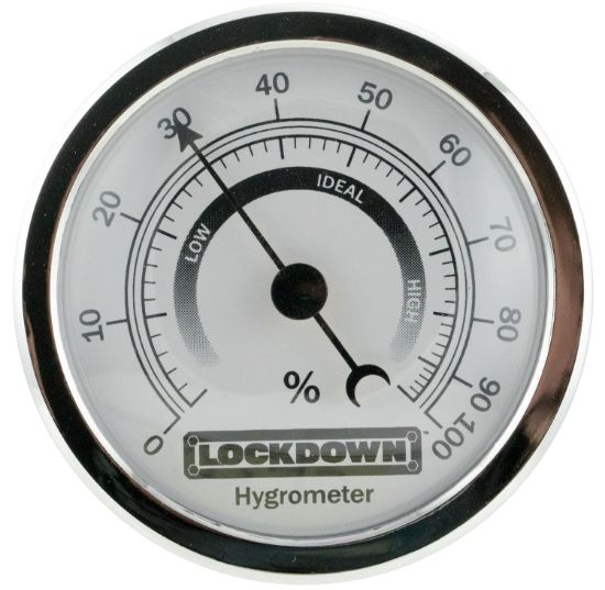 Picture of Lockdown 222111 Vault Hygrometer 2.75" Silver 