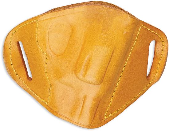 Picture of Bulldog Mltrs Molded Owb Tan Leather Belt Slide Fits S&W J Frame Fits 2-4" Barrel Right Hand 