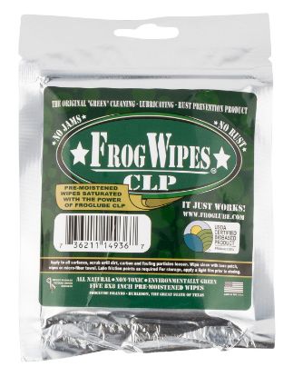 Picture of Froglube 14936 Frogwipes Cleans, Lubricates, Prevents Rust & Corrosion Wipes 5 Pack 