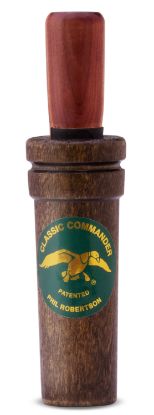 Picture of Duck Commander Dc200 Classic Commander Open Call Double Reed Mallard Hen Sounds Attracts Ducks Natural Wood 