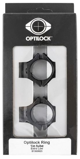 Picture of Tikka S1300923 Opti-Lock Rings Black 1" Extra Low 