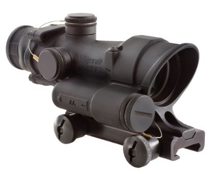 Picture of Trijicon 100190 Acog Black Hardcoat Anodized 4X 32Mm Led Illuminated Red Crosshair .223/5.56 Bdc Reticle 