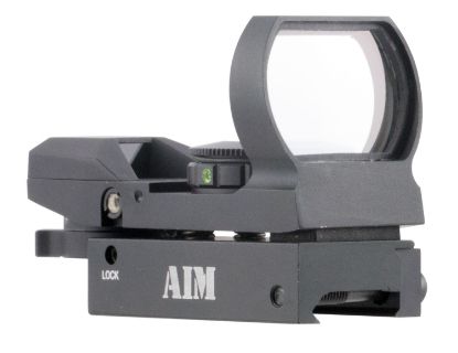 Picture of Aim Sports Rt4wf1 Reflex Sight Warfare Edition Matte Black 1 X 24 Mm X 34 Mm Red/Green Multi Reticle 