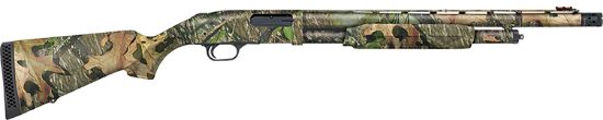 Picture of Mossberg 52280 500 Turkey 12 Gauge Pump 3" 5+1 20" Mossy Oak Obsession Vent Rib Barrel Receiver, Mossy Oak Obsession Synthetic Fixed Stock 