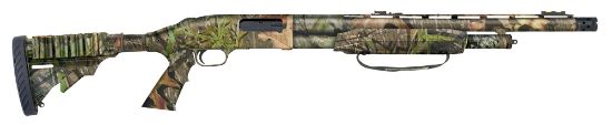 Picture of Mossberg 53265 500 Tactical Turkey 12 Gauge 5+1 3" 20" Vent Rib Barrel, Dual Extractors, Overall Mossy Oak Obsession, Synthetic 6 Position Stock W/Shell Holder, Includes X-Factor Ported Choke 