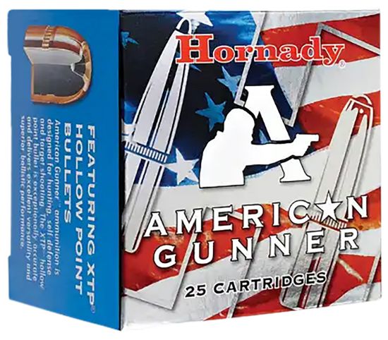 Picture of Hornady 90104 American Gunner 380 Acp 90 Gr Hornady Xtp Hollow Point 25 Per Box/ 10 Case 