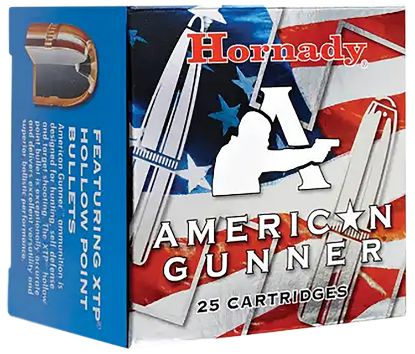 Picture of Hornady 90244 American Gunner 9Mm Luger 115 Gr Hornady Xtp Hollow Point 25 Per Box/ 10 Case 