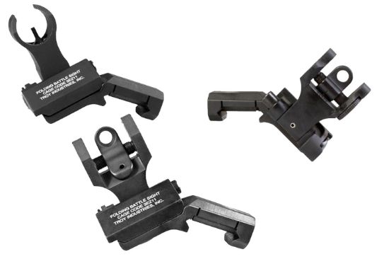 Picture of Troy Ind Ssig45shrbt00 45 Degree Battlesight Set- Hk Front & Round Rear Black Hardcoat Anodized 