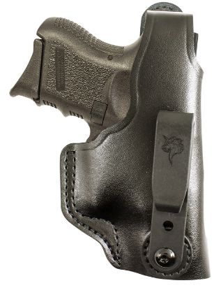 Picture of Desantis Gunhide 033Bax7z0 Dual Carry Ii Iwb/Owb Black Leather Belt Clip Fits S&W M&P Shield 9/40 & S&W M&P Shield 2.0 Right Hand 