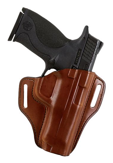 Picture of Bianchi 25032 57 Remedy Owb Size 22A Tan Leather Belt Slide Fits Ruger Lcr Right Hand 