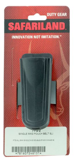 Picture of Safariland 7122 Double Mag Pouch Belt Slide Mount, Black Polymer Fits 1.50" - 2.25" Wide Belt 