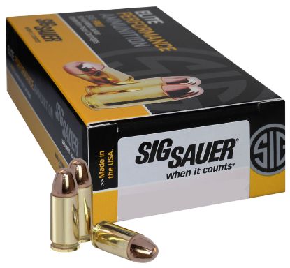 Picture of Sig Sauer E40sb250 Elite Ball 40 S&W 180 Gr Full Metal Jacket 50 Per Box/ 20 Case 