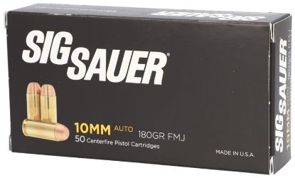 Picture of Sig Sauer E10mb150 Elite Ball 10Mm Auto 180 Gr Full Metal Jacket 50 Per Box/ 20 Case 