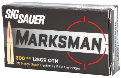 Picture of Sig Sauer E300a120 Marksman 300 Blackout 125 Gr Open Tip Match 20 Per Box/ 25 Case 