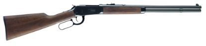 Picture of Winchester Guns 534174160 Model 94 Short Rifle 450 Marlin Caliber With 7+1 Capacity, 20" Barrel, Brushed Polish Blued Metal Finish & Satin Black Walnut Fixed Straight Grip Stock Right Hand (Full Size)