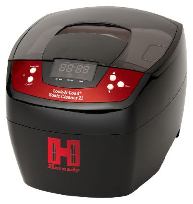 Picture of Hornady 043320 Lock-N-Load Sonic Cleaner 2L Black Multi Caliber 