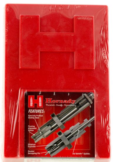 Picture of Hornady 546118 Custom Grade Series I 2 Die Set For 17 Hornet Includes Sizing Seater 