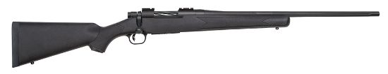 Picture of Mossberg 27838 Patriot 243 Win 5+1 22" Fluted Barrel W/Recessed Match Crown, Matte Blued Metal Finish, Spiral-Fluted Bolt, Synthetic Stock, Drop Box Magazine, Adjustable Lba Trigger 