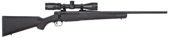 Picture of Mossberg 27933 Patriot 308 Win Caliber With 5+1 Capacity, 22" Fluted Barrel, Matte Blued Metal Finish & Black Synthetic Stock Right Hand (Full Size) Includes Vortex Crossfire Ii 3-6X40mm Scope 