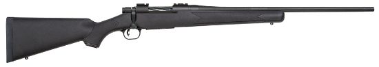 Picture of Mossberg 27843 Patriot 22-250 Rem Caliber With 5+1 Capacity, 22" Fluted Barrel, Matte Blued Metal Finish & Black Synthetic Stock Right Hand (Full Size) 